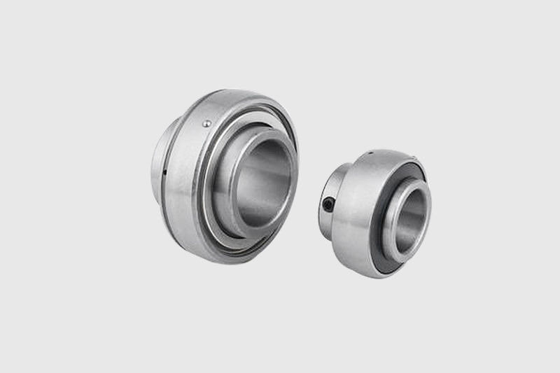 How does radial clearance in inserted bearings affect operating performance?